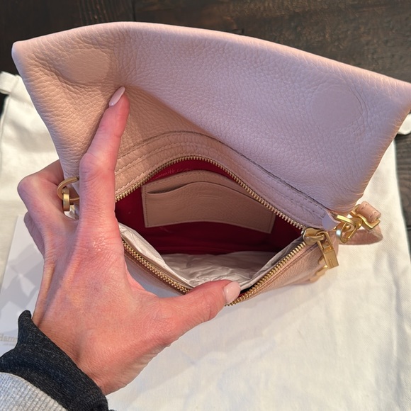 Hammitt Leather VIP small.  Paloma Pink Crossbody Clutch Bag - Picture 4 of 5